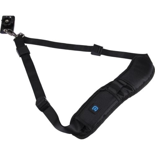 Quick Release Anti-Slip Soft Pad Nylon Single Shoulder Camera Strap with Metal Hook for SLR / DSLR Cameras
