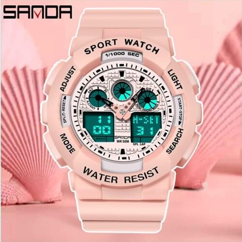 SANDA watch male female student watch relojes para hombre mujer watch montre femme reloj relogio masculino watch for women relog