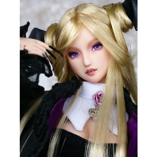 Estartek Hand Painting Customized KE050 1/6 Obitsu Head Super Cute Le Vampire Head Sculpt for 12" Phicen OB UD Action Figure DIY