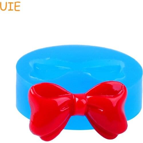 FYL519U 23.4mm Bow / Bowknot Flexible Silicone Mold - Ribbon Mold Sugarcraft, Fondant, Cupcake Topper, Chocolate, Candy, Resin