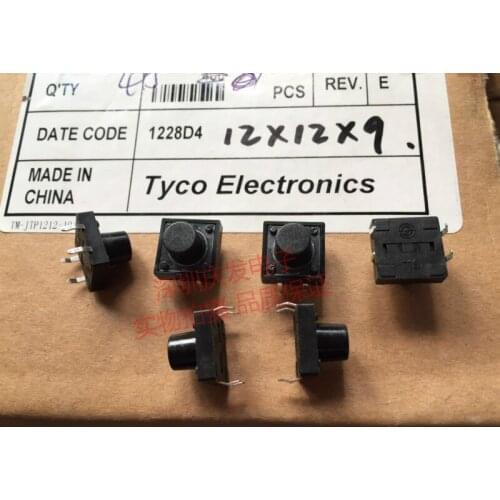 Imported Tyco Tyco Tactile Switch 12*12*9 Micro-Keys Push 4 Pins Ultra High Quality