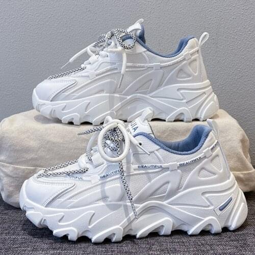 Women Sneaker Casual Shoes Spring Autumn Female Platform Sport Shoes Fashion Running Mesh Lace Up Ladies 2021 Vulcanize