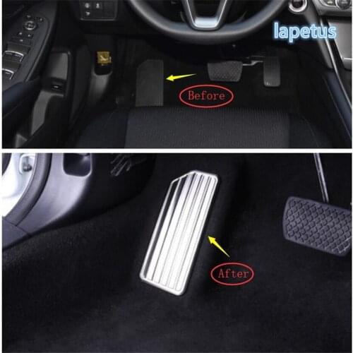 Lapetus Left Foot Pedal Rest Footrest Plate Decoration Panel Cover Trim Stainless Steel Fit For Honda Accord 10th 2018 - 2021