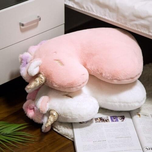 Cartoon Unicorn Plush Toys Sofa Pillow Cushion Soft Stuffed Unicorn Toys Kids Girl Room Decor Girlfriend Children Birthday Gift