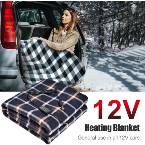 Car Heating Blanket Winter Heated 12V Electric 3 Speeds Warm Heated Blanket Saving Warm Auto Electrical Blanket