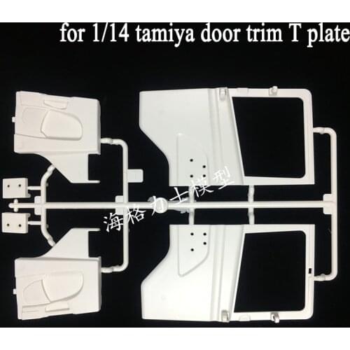 Door Trim T Plate Parts for 1/14 Tamiya RC Truck Car SCANIA R730 R470 R620 Diy Parts