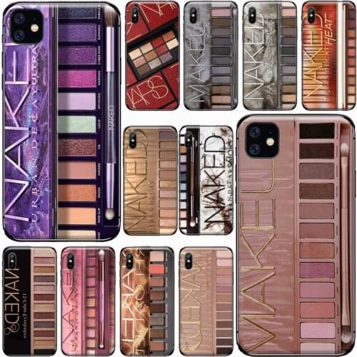 Eyeshadow Palette color Phone Case For iphone 7 8 12 11 XR XS pro Max Mini plus Soft silicone cover shell funda