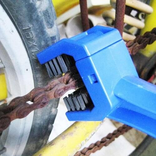 Plastic Cycling Motorcycle Bicycle Chain Clean Brush Gear Grunge Brush Cleaner Outdoor Cleaner Scrubber Tool