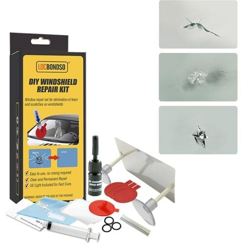 Professional DIY Car Windshield Repair Kit Tool Auto Car Glass Repair Tool Set Windscreen Crack Scratch Restore Resin Car Glass