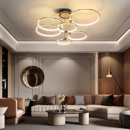 Modern Led Chandelier Lighting Nordic Luxury Living Room Ceiling Chandeliers Headlight Lamp Dining Room Indoor Art Hanging Lamps