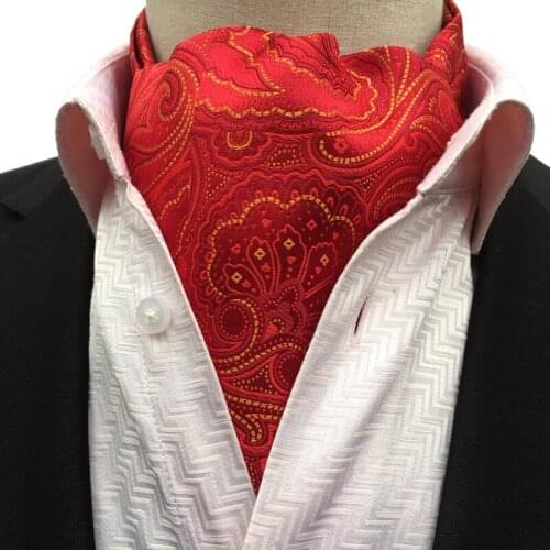 Explosion Polyester Jacquard Mens Trendy Scarf Mens Fashion Trendy Cravat Gentlemans Classic Mens Scarf Accessories