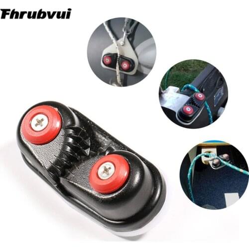 1/2 Pcs Black Anodized Aluminium Cam cleat Boat Cam cleats Matic Fairlead Marine Sailing Sailboat Kayak Canoe Dinghy Accessories