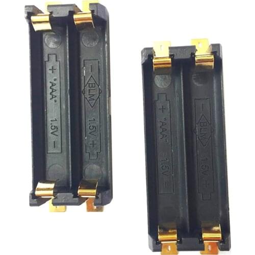 1Pcs/lot Best quality SMT SMD 2 x AAA 1.5V Battery holder