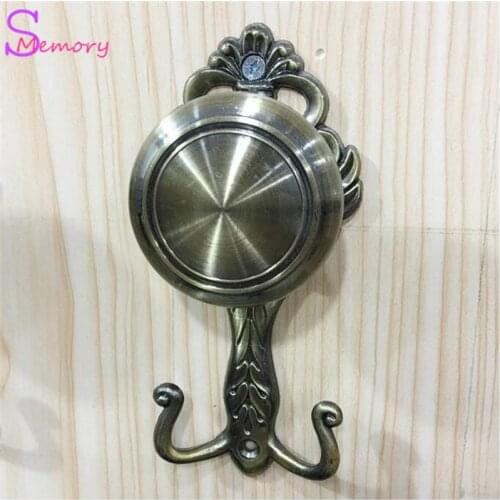 10PCS Zinc Alloy drill Round Curtain Tie Back Tieback Holders Wall Hooks Hanger Home Decoration