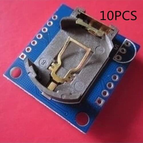 New 10Pcs Tiny RTC I2C Module 24C32 Memory DS1307 Clock Without Battery