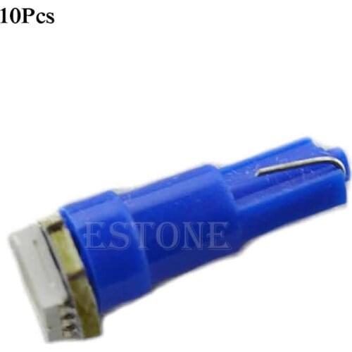 10Pcs T5 5050 1SMD Led Bulbs For Dashboard Gauge Light 70 73 74 2721 17 28GC