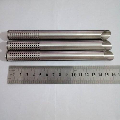 100PCS Stainless Steel Filter Tea Sticks Teaspoon Colander Tea Strainers Oblique Tea Stick Tube Tea Infuser