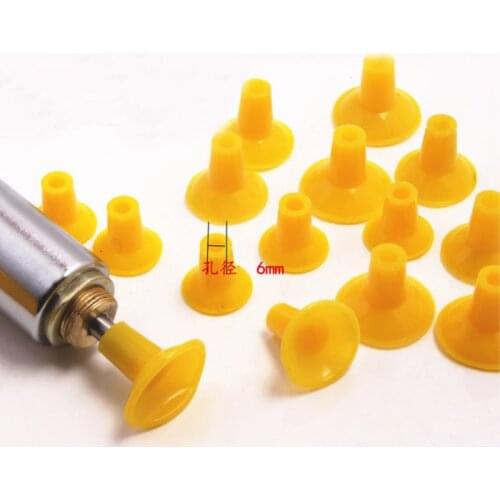 15pcs Electro-pneumatic valve grinder valve valve cup rubber sucker beat car repair valve grinding tool