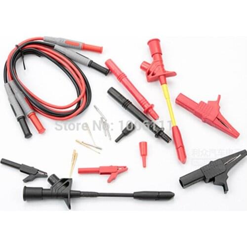 18PCS Automotive Circuit Maintenance Tools Set Multimeter Needle Broken Wire Meter Electric Test Pen Diode