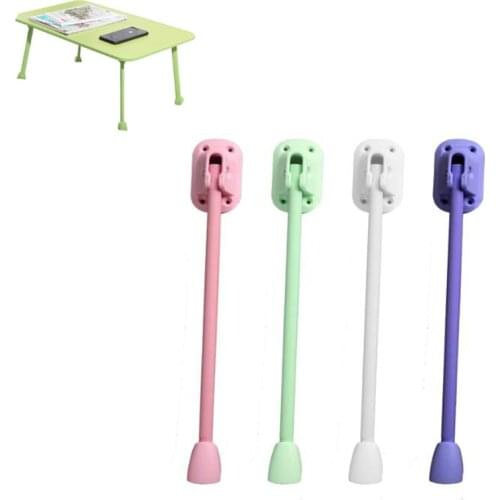 1pcs Metal folding table leg bracket Non-slip Notebook Computer desk support Feet base Supporting Tripod Furniture Accessories