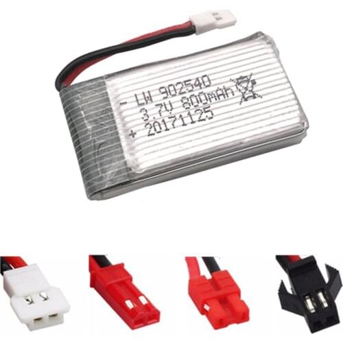 Lipo Battery 902540 3.7V 800mah for Syma X5SC X5HC X5HW X5UW MJX x400 X300C X800 RC Quadcopter Drone Spare Part 3.7 v 800 mah