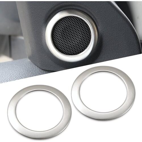 Car Interior Door Stereo Speaker Cover Trim Fit For Mitsubishi Outlander ASX 2013 2014 2015 Car Styling