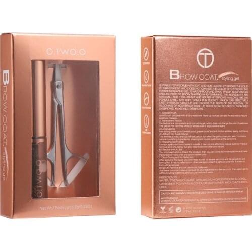 O.TWO.O Eyebrow Gel Brow Shaping Soap Brows Sculpt Lift Styling Long Lasting Waterproof Fast Dry Gel With Scissors