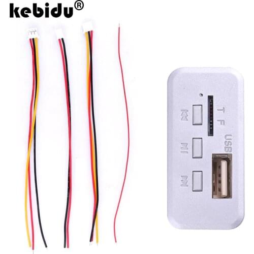 Mini 12V Handsfree Bluetooth 5.0 Car Radio MP3 Player Decoder Board Support FM TF Card AUX With MIC Audio Module 50*24mm