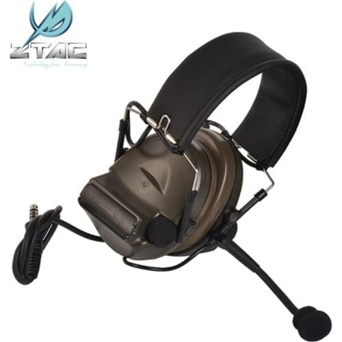 Z Tactical Comtac II Softair Peltor Headset No Noise Reduction Function Communication Earphone Ztac Airsoft Headphone Z151