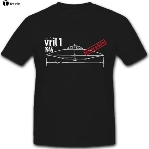 Fashion New Top Tees Tshirts Novelty O-Neck Tops Vril 1 Haunebu Vril Gesellschaft Levitations Antrieg Schwerelos The Who T Shirt