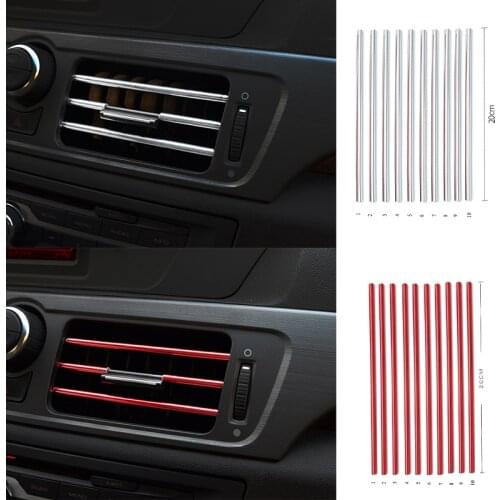 New car styling car air vent grille decoration strip for Opel Astra VAUXHALL MOKKA Zafira Insignia Vectra Antara