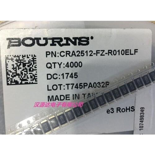 Original new 100% CRA2512-FZ-R010ELF SMD alloy resistance 2512 R010 0.01R 1% 3W (Inductor)