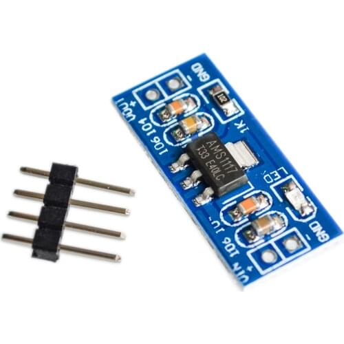 10PCS/LOT AMS1117 4.5-7V turn 3.3V DC-DC Step down Power Supply Module Raspberry pi
