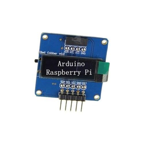 Raspberry Pi 0.91 inch White OLED Display Screen Module 128*32 I2C Interface 3.3V 5V