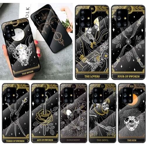 Death Tarot For Samsung Galaxy A91 A81 A72 A71 A52 A51 A41 A31 A21S A11 A01 Tempered Glass Cover