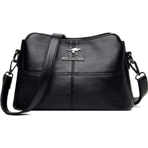 Women Shoulder Bag Multi-pocket Fashion Womens PU Leather Handbags Luxury Brand Designer Ladies Crossbody Bags