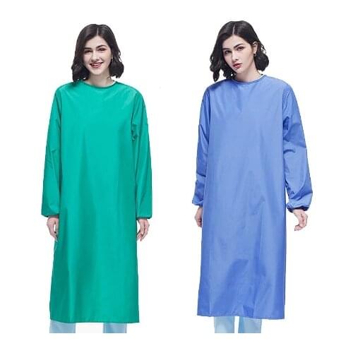Waterproof Gown Women SPA Uniforms Pet Grooming Long-sleeved Working Uniforms Suits Beauty Salon Clothes Lab Work Overalls