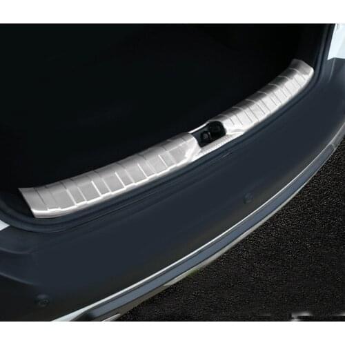 1pc for NISSAN KICKS 2017 Rear guard plate Trunk Threshold bar