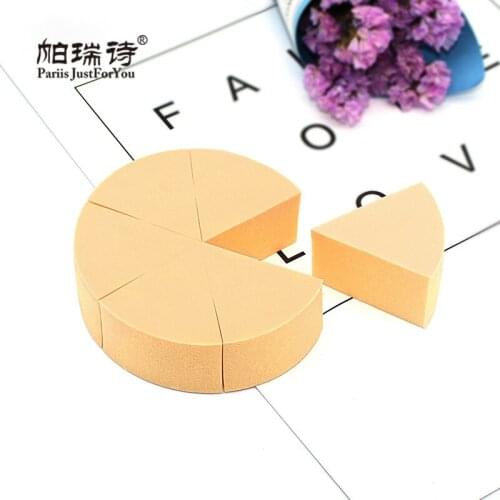 10pcs Parish, pariis Air Cushion BB Cream Big round Sponge Set Combination of Equipment CC Cream Makeup Tool Wet/Dry Dual Use