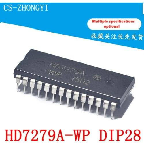 2 PCS new direct-inserted HD7279A-WP HD7279A DIP-28 LED driver original chip can shoot directly