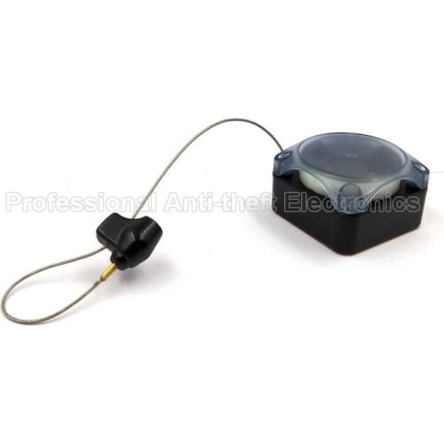 Anti theft pull wire box recoiler with alarm for valuable bags, watches and other luxuries 5pcs