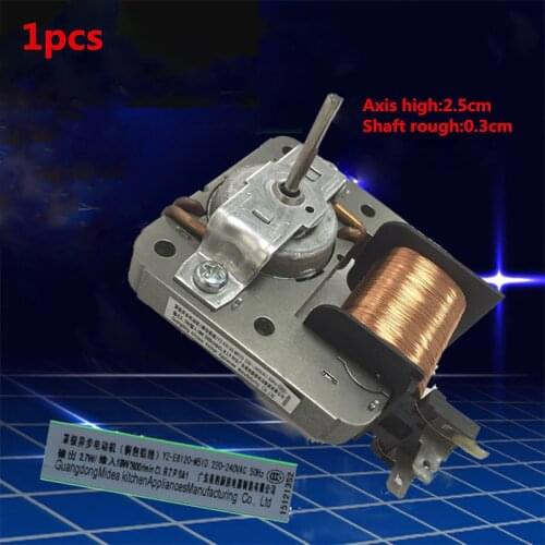 1pcs microwave oven fan cooling fan motor compatible model MDT-10CEF / YZ-E6120-W51D 220-240V 18W
