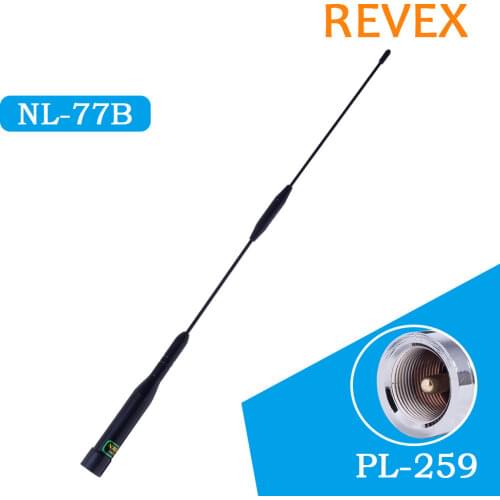 NAGOYA NL-77B Dual Band Car Mobile Radio Antenna 144/430MHz 2.15/3.5dB High Gain UHF Plug PL-259 for TM-471 BF-9500 TH-9800