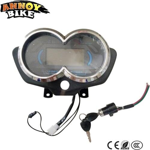 Electric Tricycle Screen Speedometer Dashboard LCD Display 48V60V72V80V96V Motorcycle Tricycle Speedview 90*40 Blue Screen