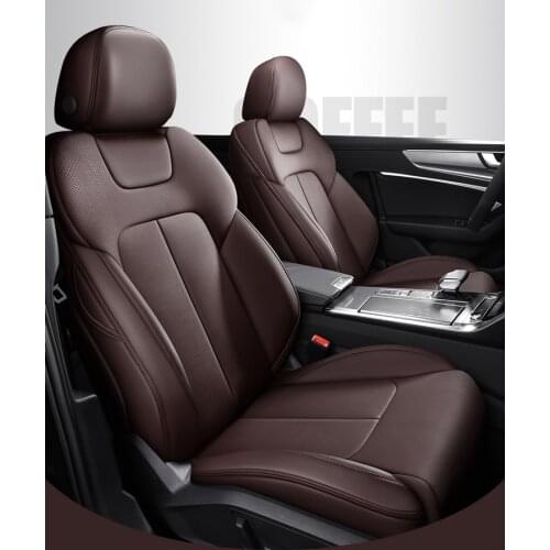 Custom car seat cover leather for auto Alfa romeo giulia stelvio borgward bx5 bx7 Car accessories seat cushion styling gray