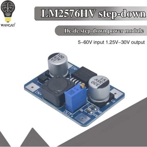 LM2576HV DC-DC Step Down Adjustable Power Supply Buck Module DC-DC 5V-60V Input 1.25V-26V Output