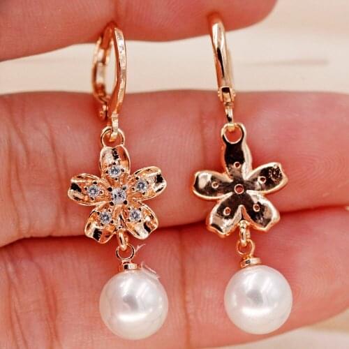 Fashion Pearl Earrings Natural Pearl Drop Earring Jewelry Pearl Jewelry For Women Gift