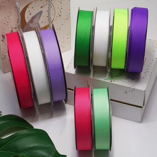 Cheap big sale 22 mm solid colors grosgrain ribbon
