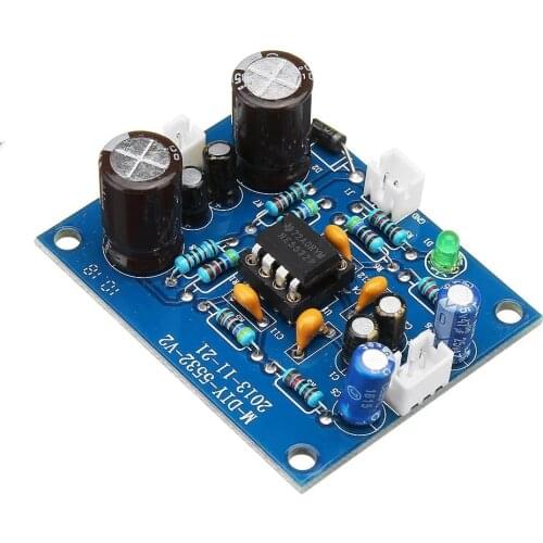 Pre-amplifier board Single power supply front panel DC single power supply 12-35V, interchangeable operational amplifier (H5B3)