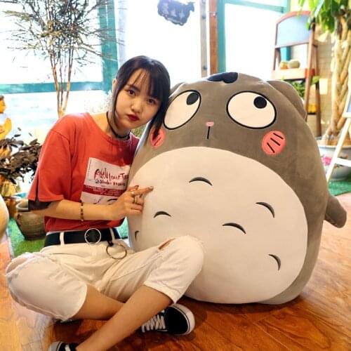 Chubby Totoro Plush toy Hayao Miyazaki anime character Dolls Stuffed Soft Baby Cute Totoro Pillow toys for Kids Present
